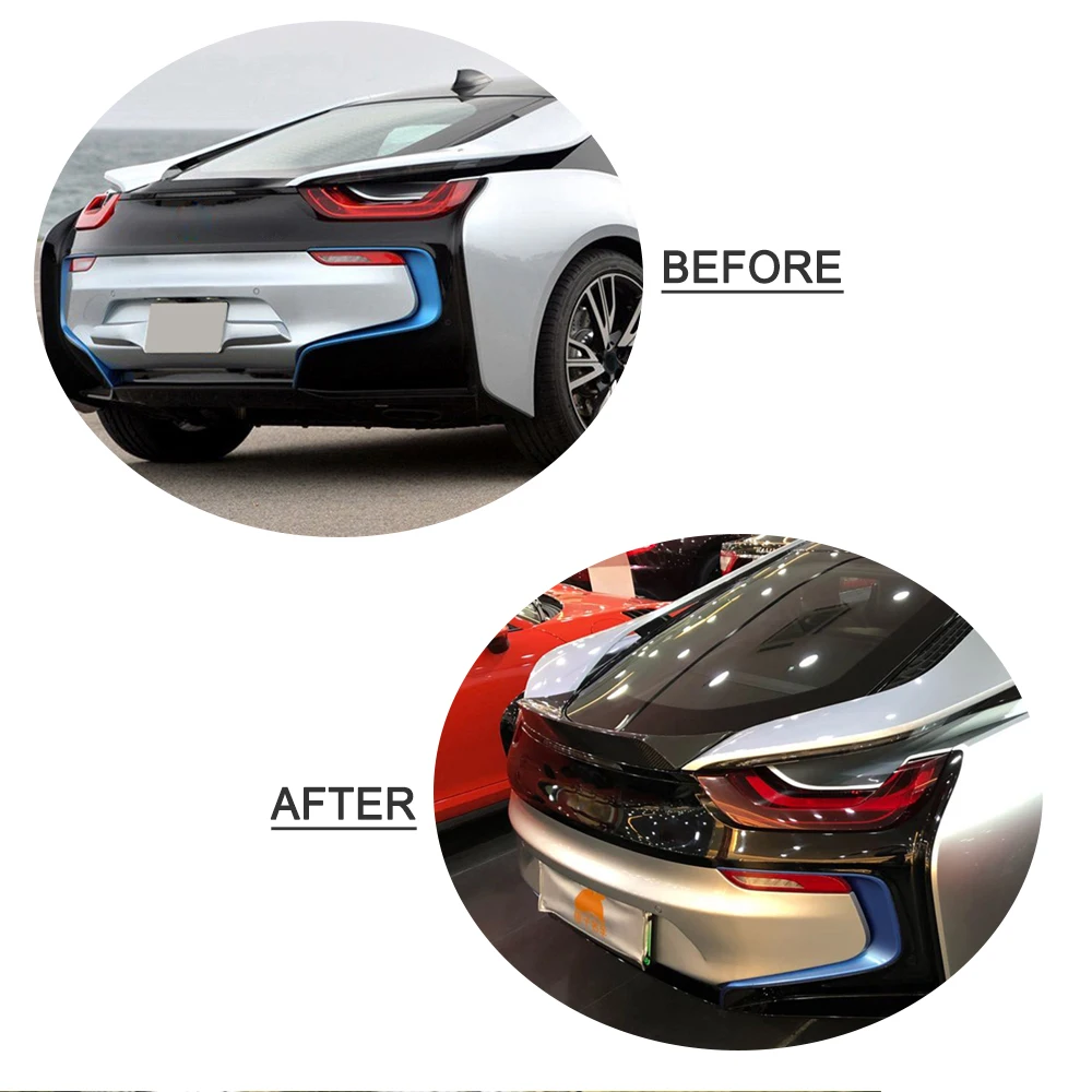Задний спойлер для BMW I8 заднее крыло из углеродного волокна 2014 2018