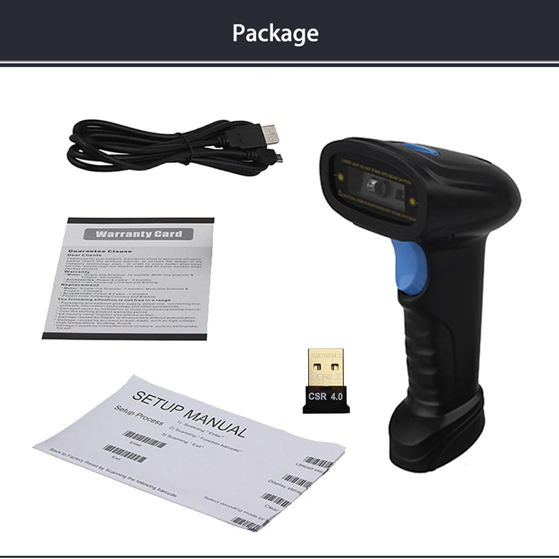 Blueskysea YK BWM3 2D Bluetooth USB беспроводной ручной лазерный сканер штрих кода считыватель