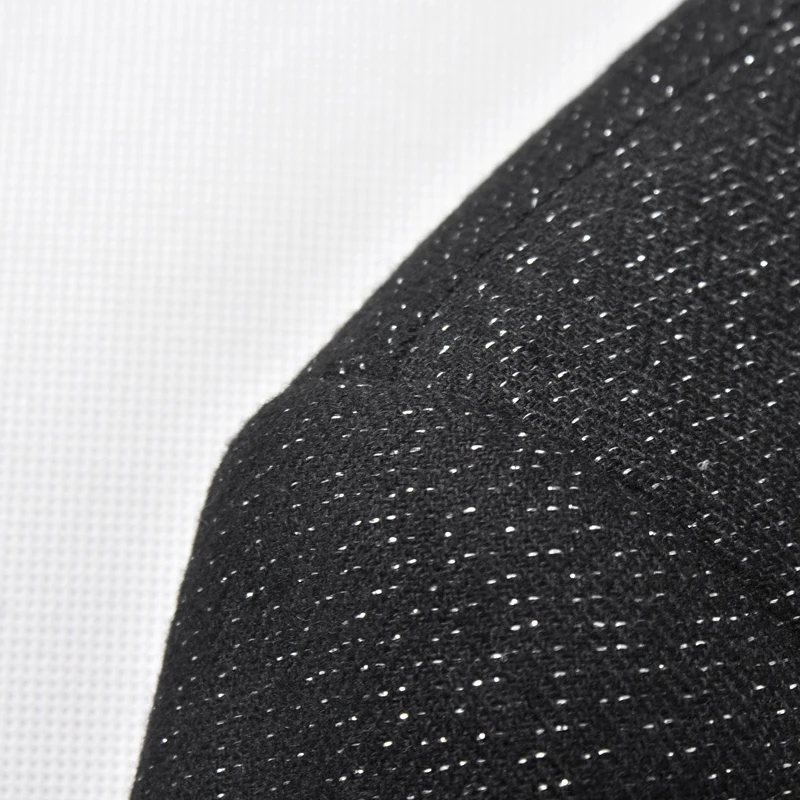 

2019 Black Solid Dress Suits Men Snow Point Slim Fit Groom Wedding Suit Collar Tuxedo Jacket Pants Prom Party Stage Suit 86550