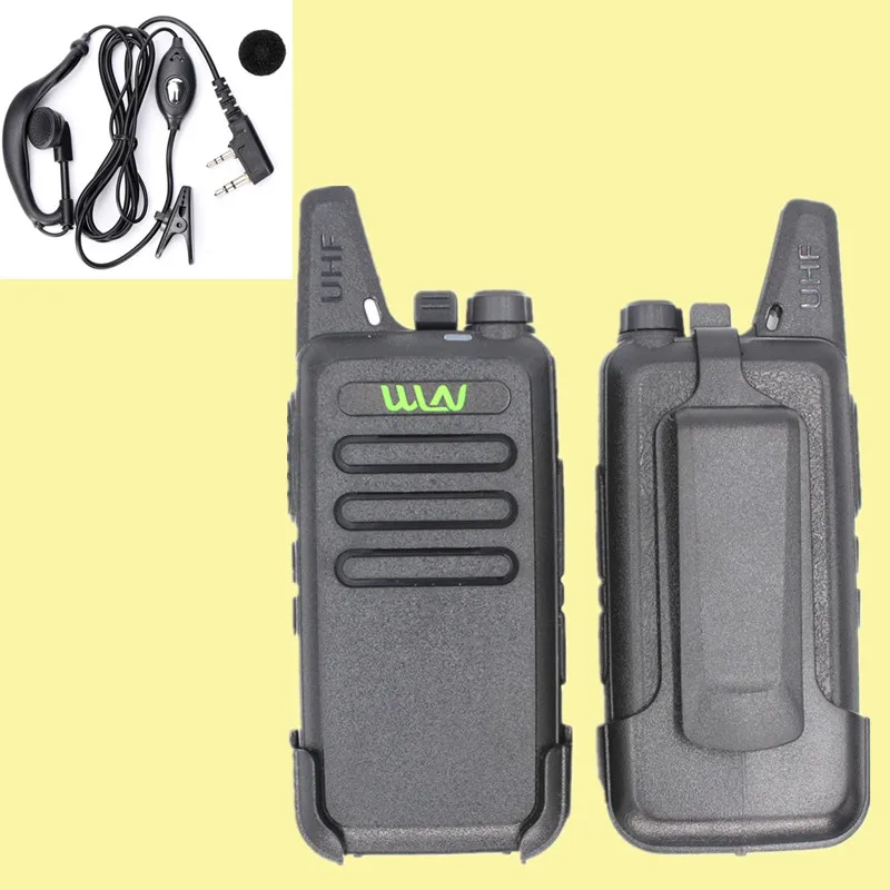 

WLN KD-C1 Walkie Talkie UHF 400-470 MHz 5W Power 16 Channel Kaili MINI handheld Transceiver C1 Two Way Radio