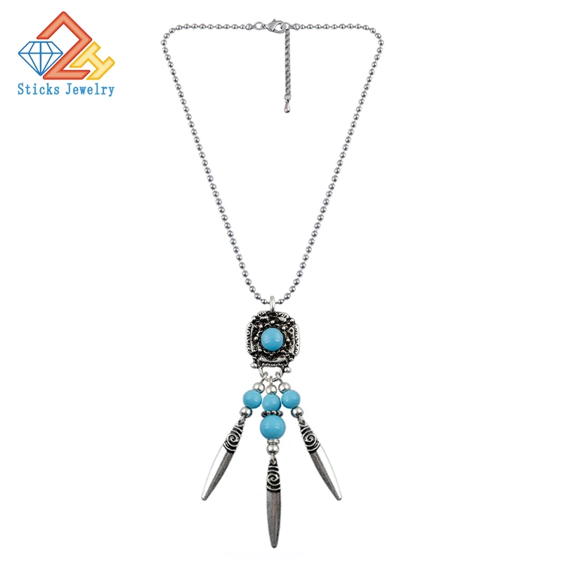 

Elegant Fashion Retro Ethnic Style Necklace African Beads Jewelry Alloy Pendant 2 Color Free Shipping