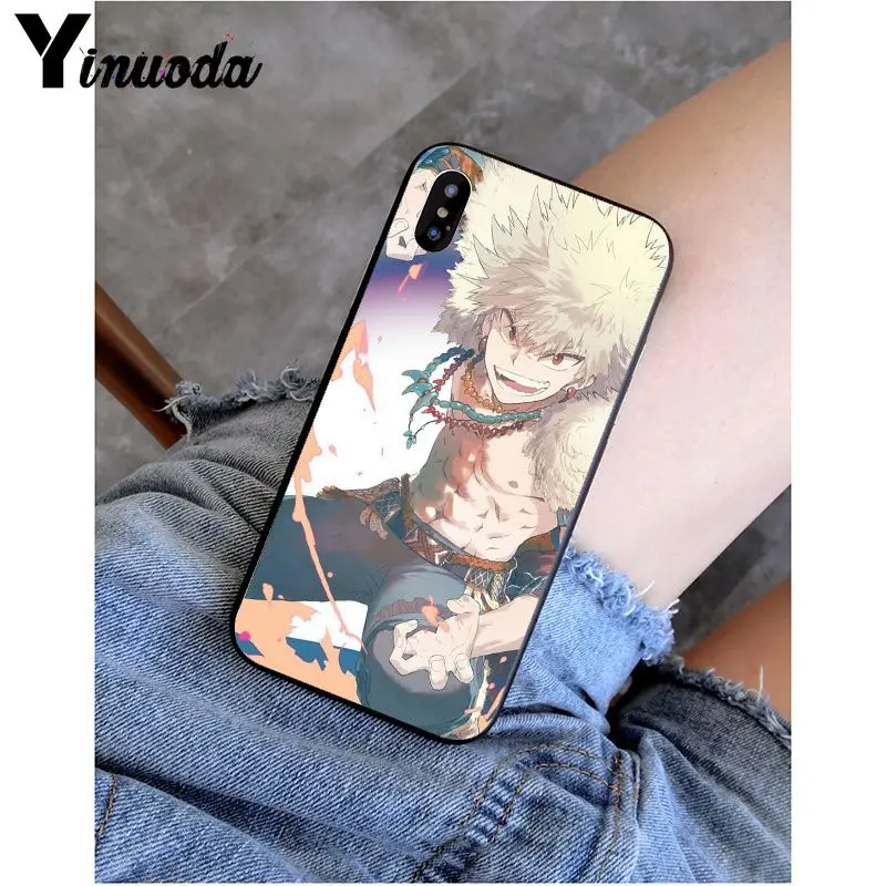 Yinnuoda с героями из мультфильма Мой герой Boku без deku и bakugou чехол для Apple iPhone 8 7 6 6S Plus X