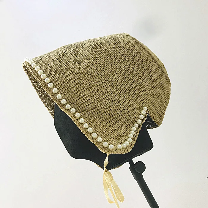 01905-xintao-pearl летняя ручная работа бумажная французская Лолита деревенская восстанавливающая древние пути Дамская солнцезащитная Кепка женская шляпа для отдыха