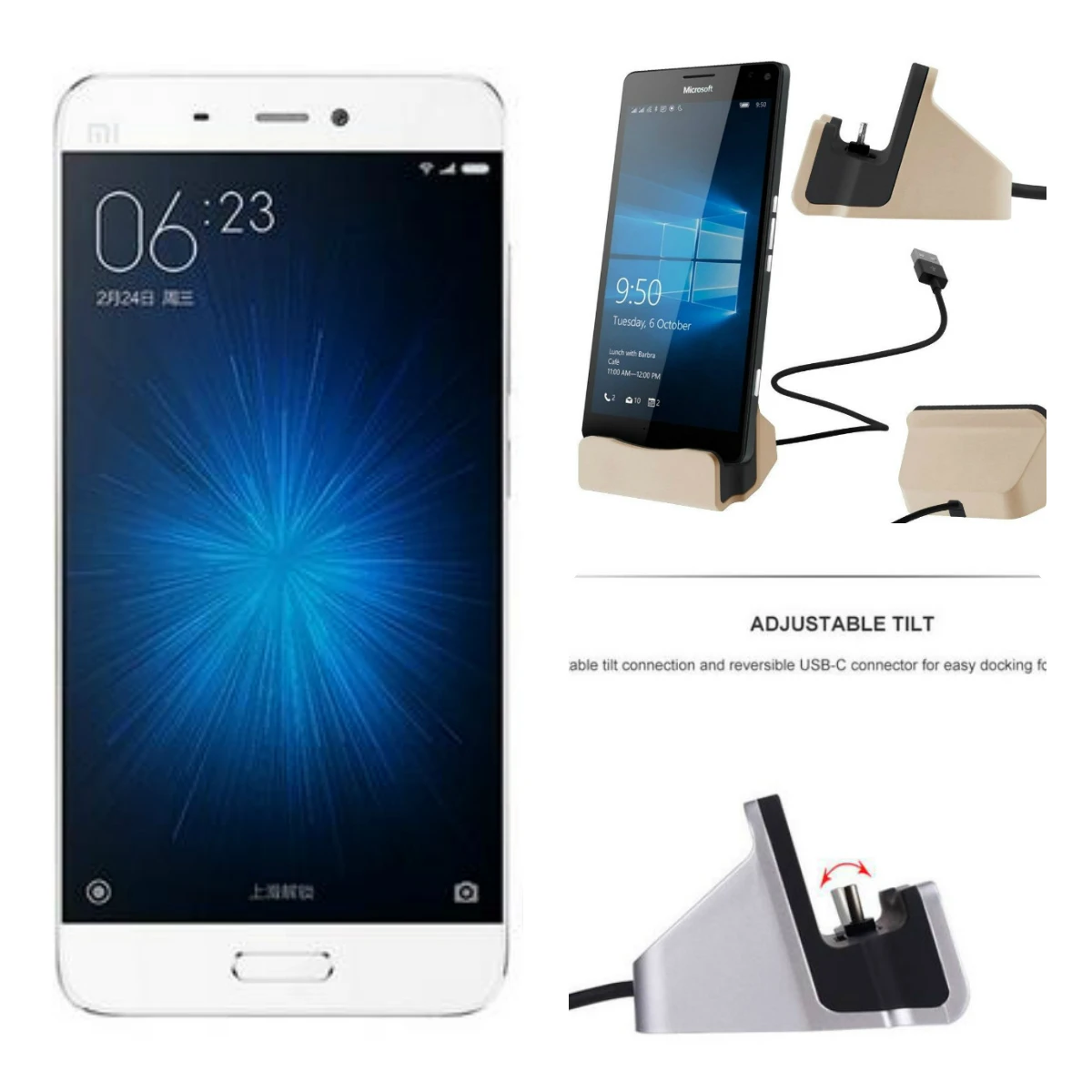 Лучшая Продажа USB 3 1 Type C док станция для Xiaomi 5S Plus Mi5 Mi4c 4S Redmi Pro Note 2 зарядное