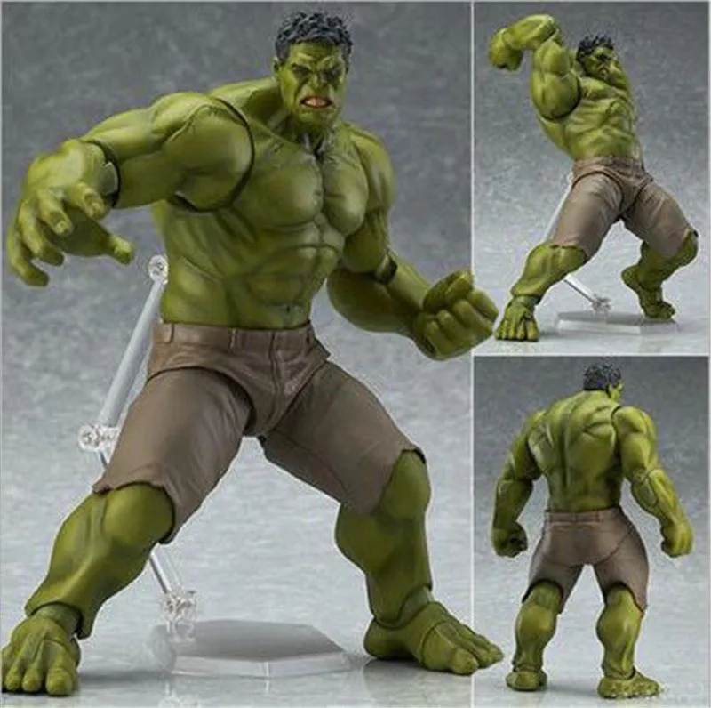 Marvel Мстители Figma Халк Аниме подвижная фигурка героя игрушка кукла модель 17