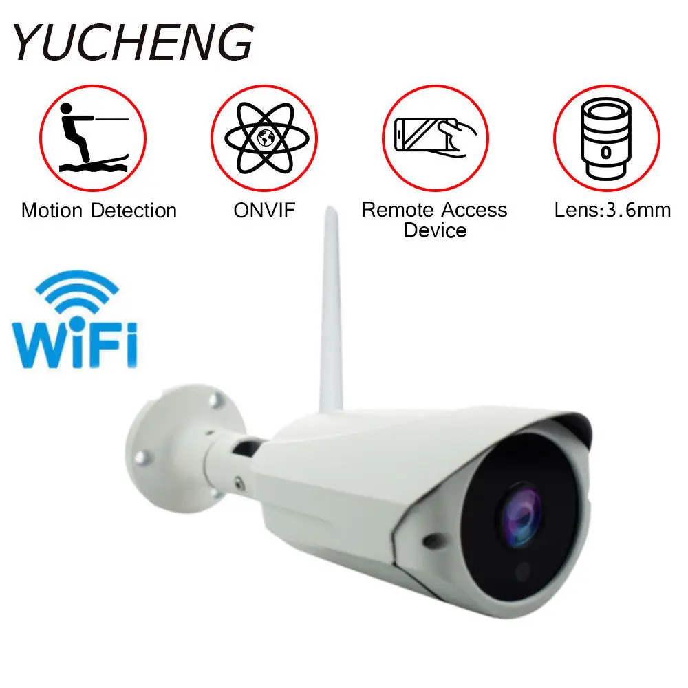 Беспроводная IP камера видеонаблюдения 1080P МП с ИК подсветкой|camera network|ir web camerasecurity