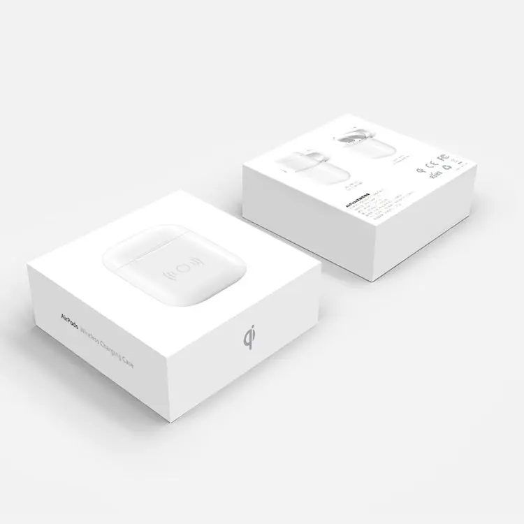 QI Беспроводное зарядное устройство защитный чехол для Airpods беспроводной