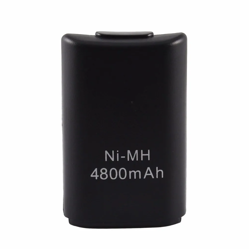 1 Ni-MH аккумулятор 4800 mAh Перезаряжаемый для Xbox 360 беспроводной проводной блок