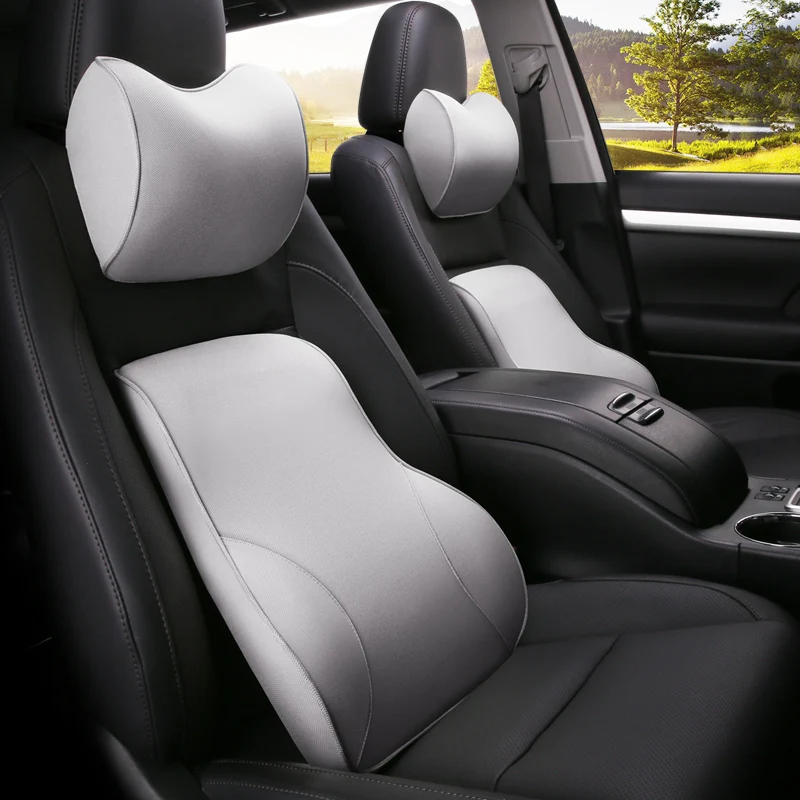 Автомобильная подушка для шеи поясничная поддержка талии Подушка на подголовник