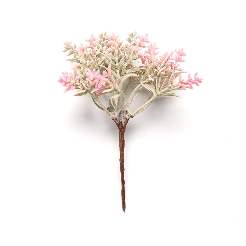 Искусственный букет из лавандового пластика 6 шт. для свадьбы дома Рождества