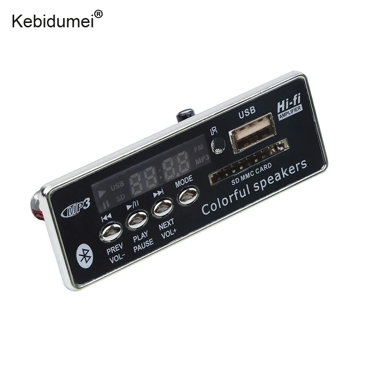 Автомобильный MP3 плеер kebidumei декодер плата модуль Bluetooth дистанционное управление