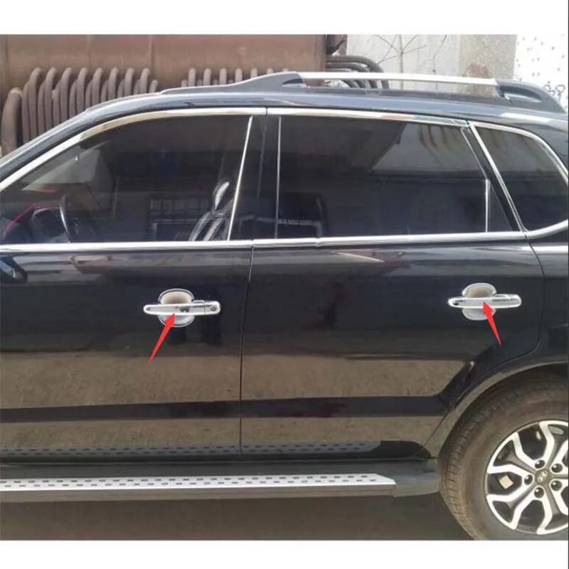 YAQUICKA для hyundai Tucson 2009-2012 автомобильные аксессуары ABS яркие серебряные