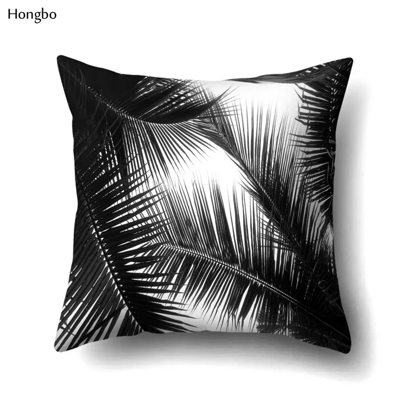Чехол Hongbo с черно-белыми подушками чехол для кровати домашняя подушка принтом