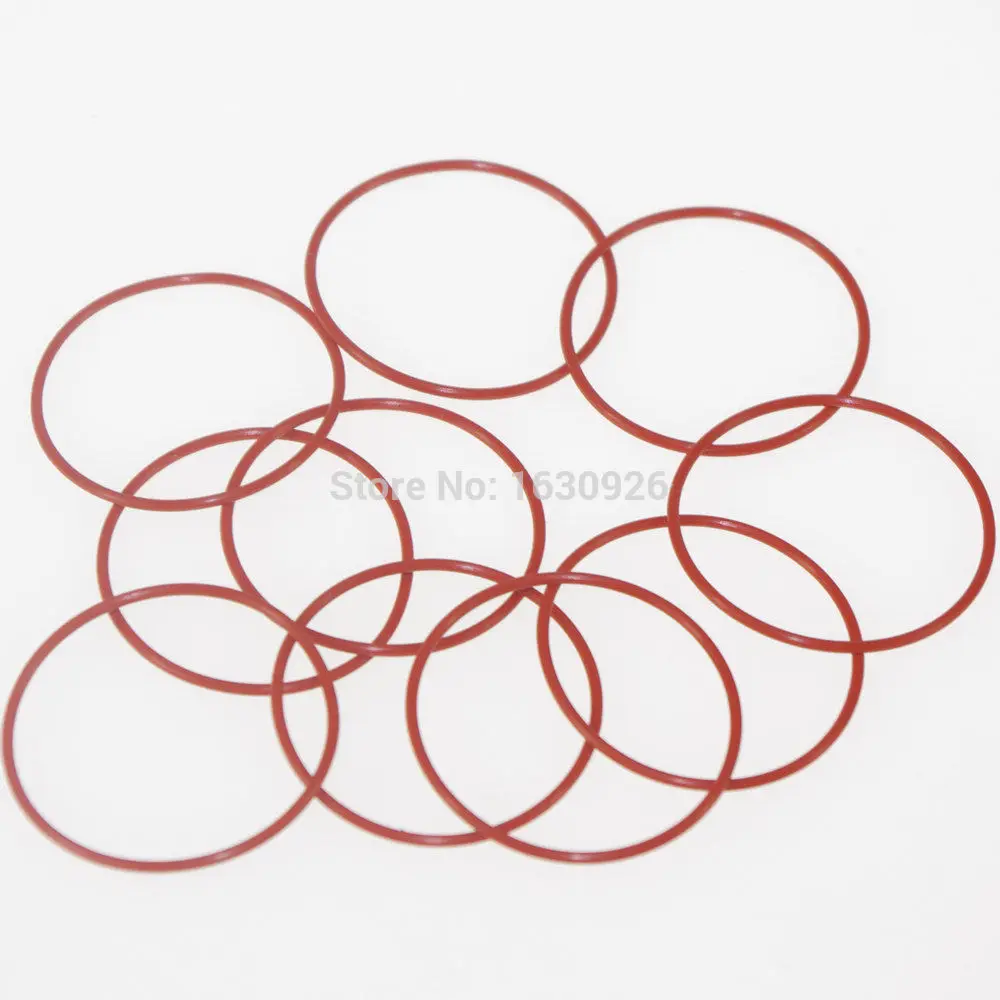 

free shipping QTY50 Silicone Rubber VMQ Inside Diameter 3.15mm Thickness 1.8mm Seal Rings O-Rings