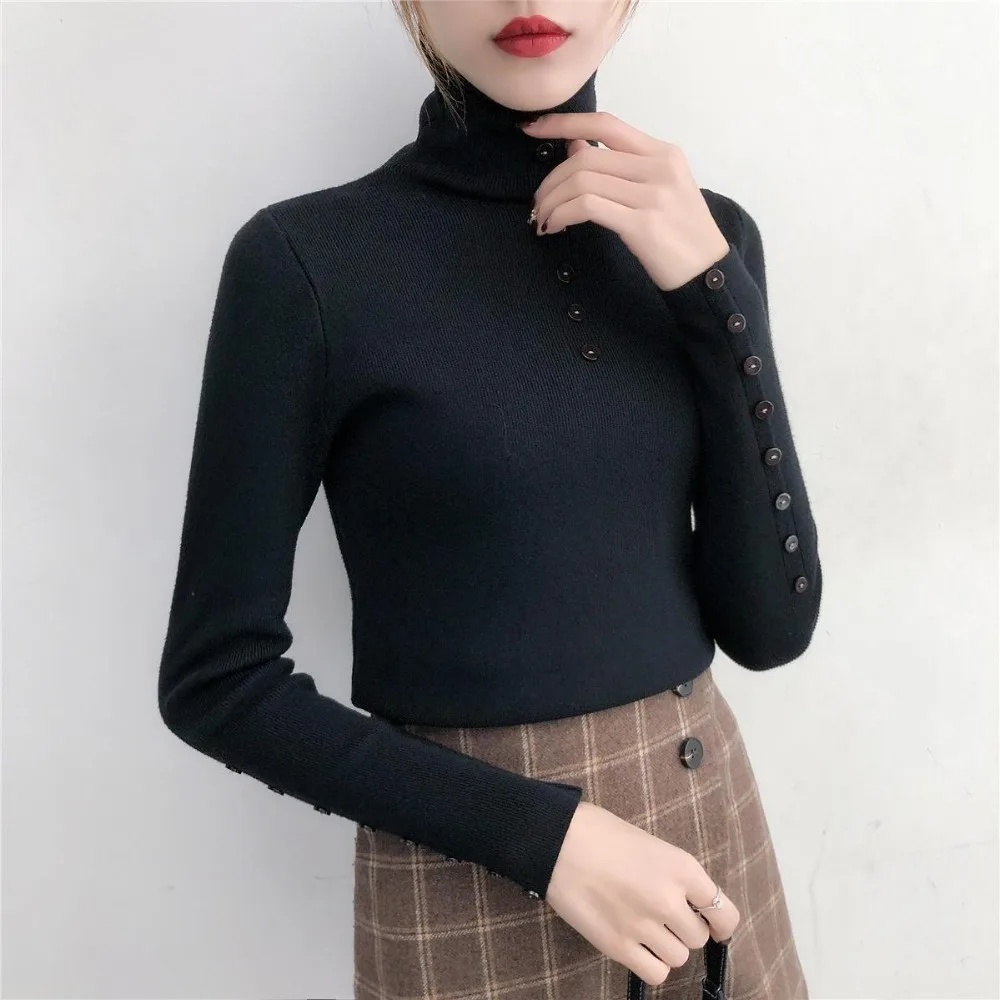 PINBEIQI New Autumn Winter Sweater Women Long Sleeve Pullover Basic Sweaters 2018 Korean Style Soft Knit Tops Female | Женская одежда