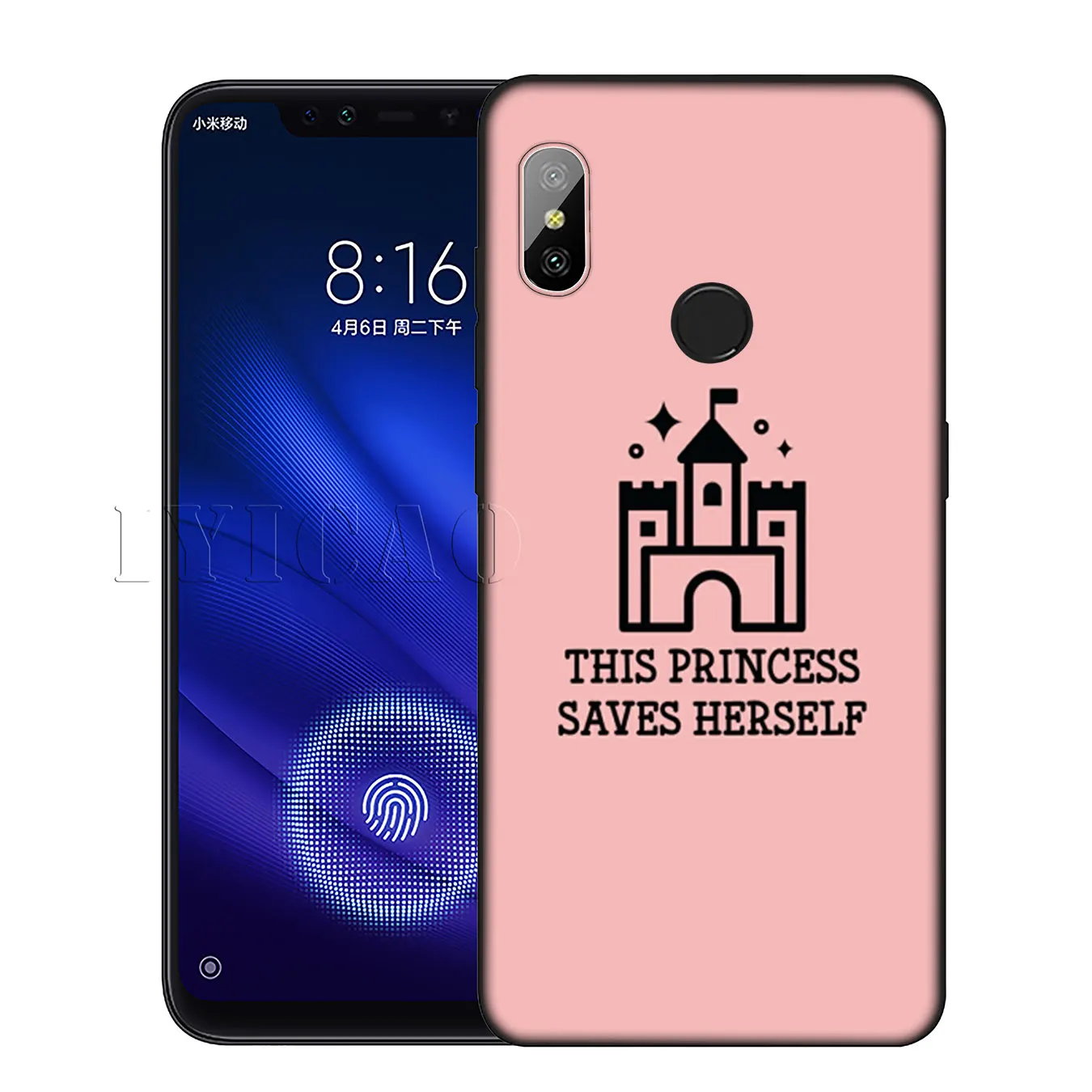 IYICAO феминистский логотип Милые Силиконовые Мягкий чехол для Xiaomi Redmi 6A 5A Note 7 4 4X5