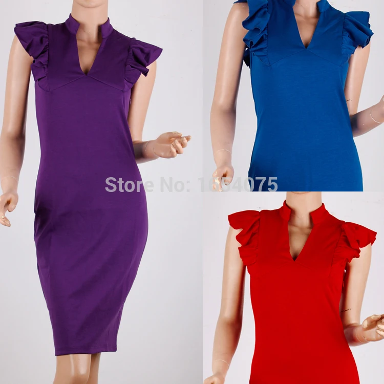 vestidos Real Top Fashion Freeshipping Vestidos Femininos summer style Elegant Dress Irregular Shoulder Deep V | Женская одежда