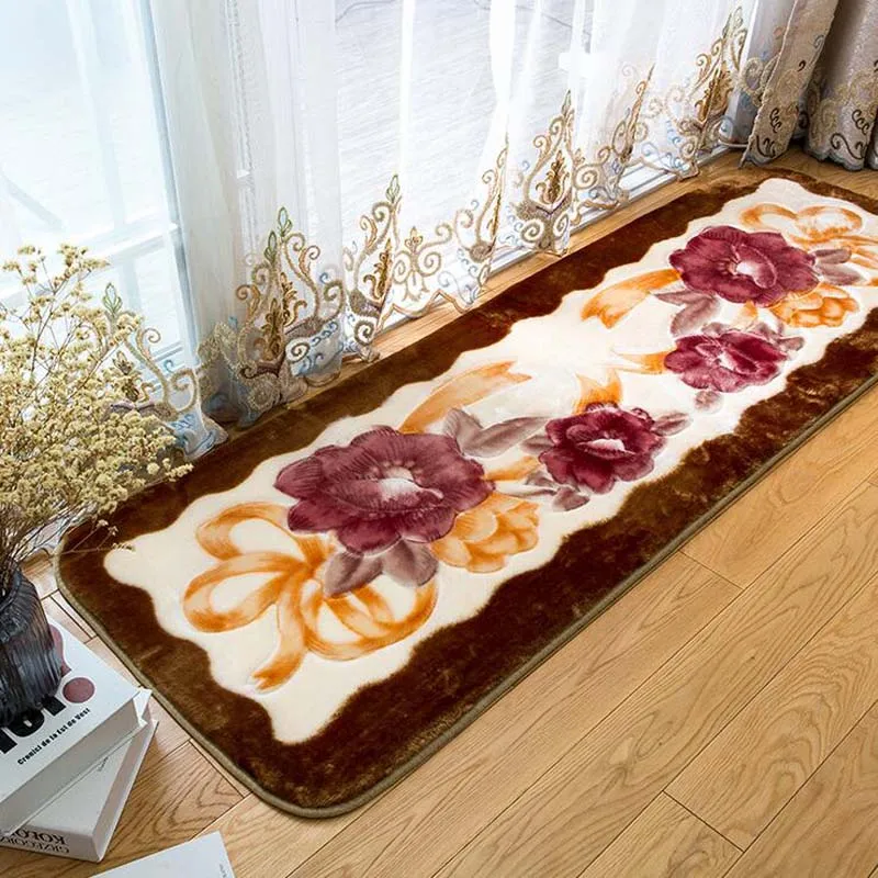 Противоскользящий пылезащитный кухонный коврик для спальни гостиной напольный
