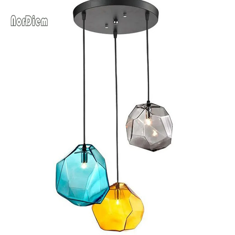 Светодиодный подвесной светильник из хрустального стекла 3 шт.|led pendant light|pendant