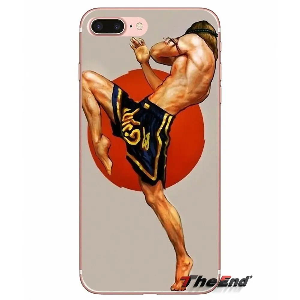 Аксессуары Чехлы Таиланд Муай Тай для iPhone X 4 4S 5 5S 5C SE 6 6S 7 8 Plus Samsung Galaxy J1 J3 J5 J7 A3 A5 2016