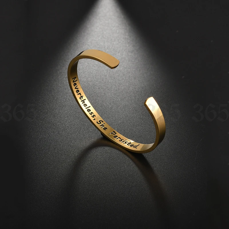 Лидер продаж браслет из нержавеющей стали I Am достаточно для мужчин и женщин