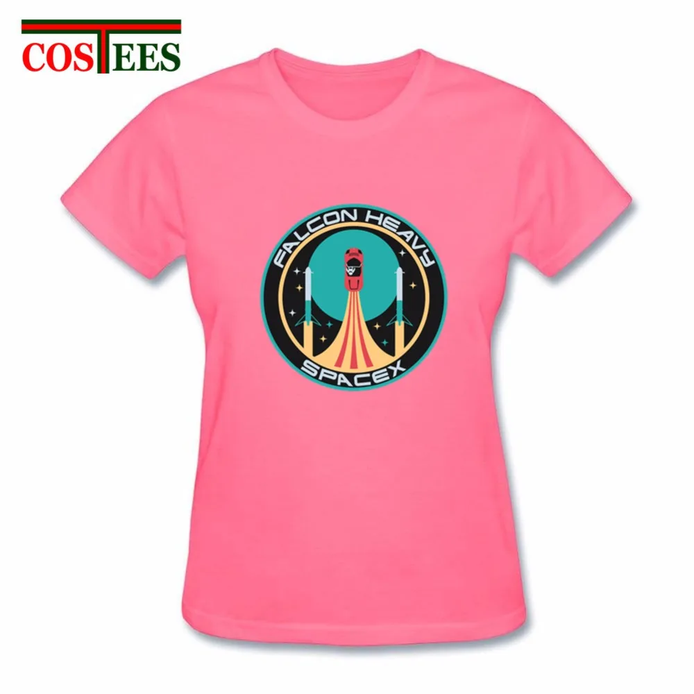 SpaceX футболка Илона маска тяжелый Тысячелетнего Сокола для женщин Mars starman