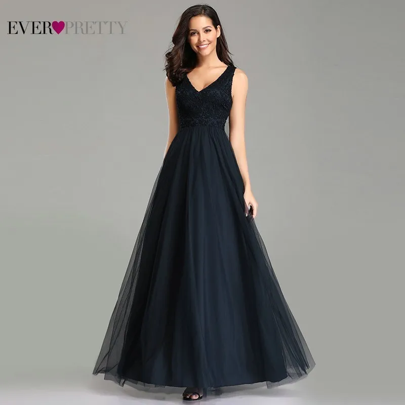 Новое поступление элегантные платья подружки невесты Ever Pretty A-Line v-образным