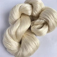 undyed silk 120nm2 100 mulberry silk yarn natural white raw silk yarn 100g