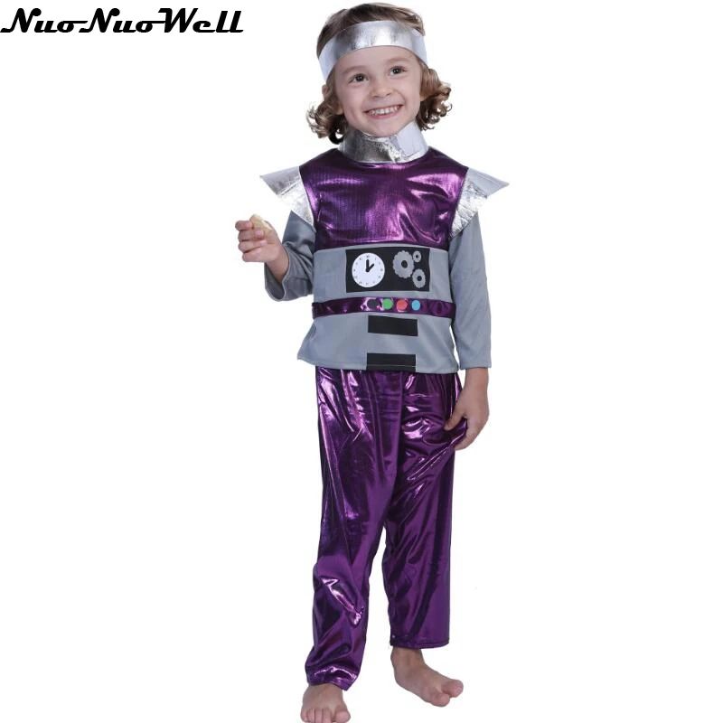 Костюм космонавта для мальчиков Нарядное платье робота Одежда выступлений