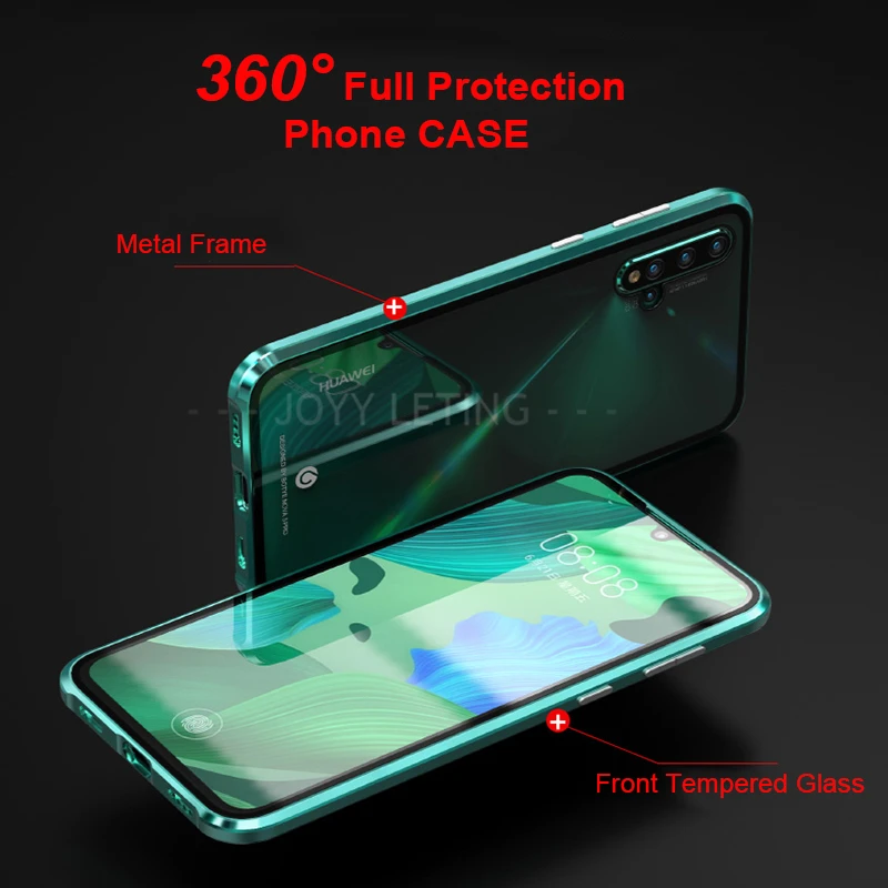 360 Полное покрытие ударопрочный чехол для Huawei Nova 5 Чехол Pro Чехлы магнитные