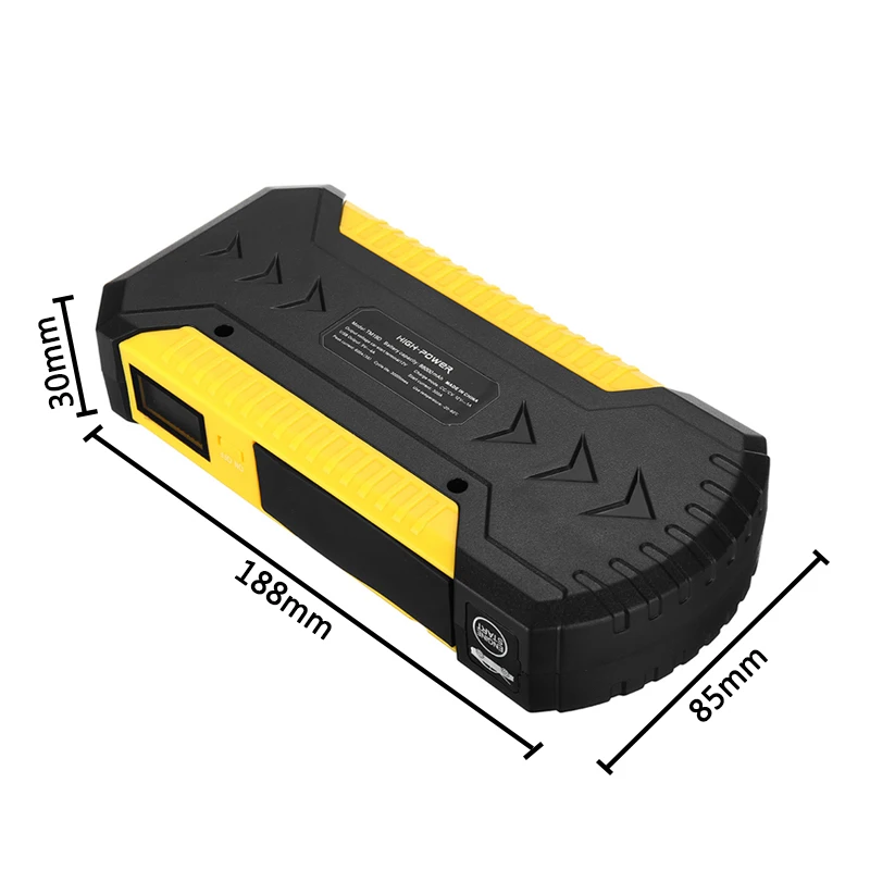 KROAK Multifunction Jump Starter 88000mAh 12V 4USB 600A Portable Car Battery Booster Charger Booster Power Bank Starting Device