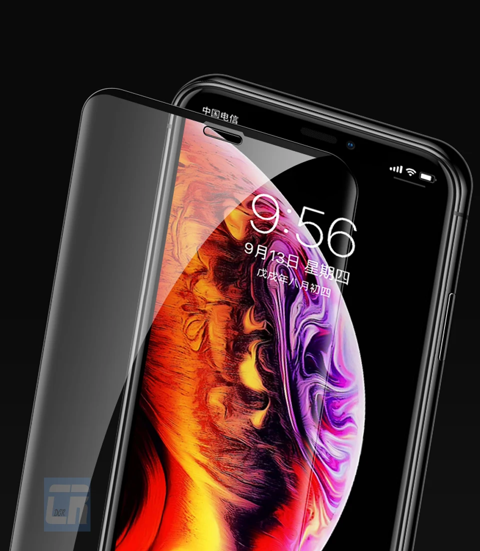 200D, без края, большое окно, не загорается, закаленное стекло для iPhone X, XR, XS MAX, защита на весь экран для iPhone 6, 6 S, 7, 8 Plus, стекло