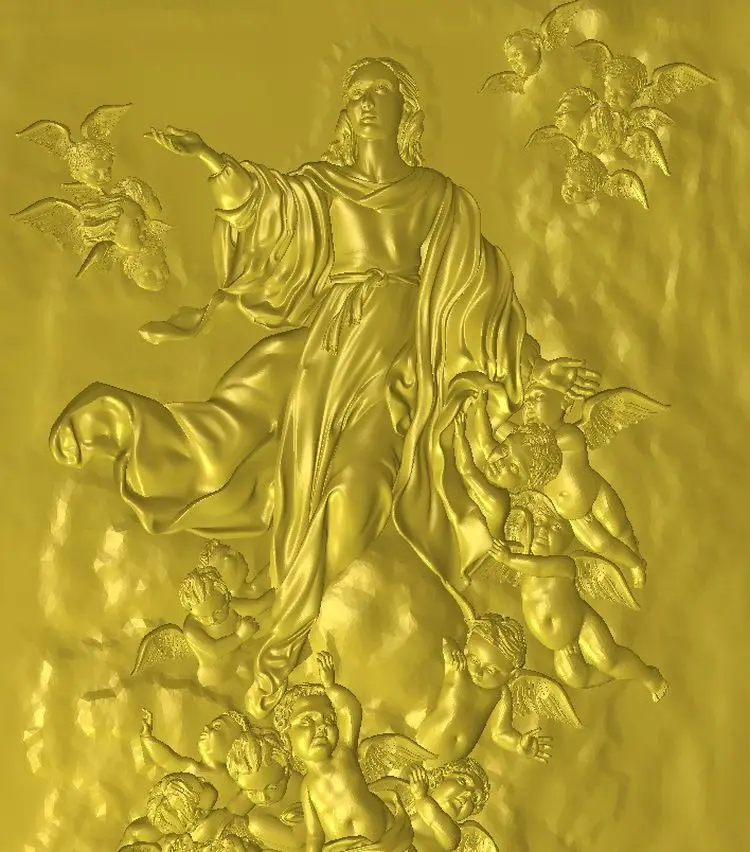 3d модель рельеф для ЧПУ в формате STL icona_bogorical|3d model relief|3d relief modelfor cnc |