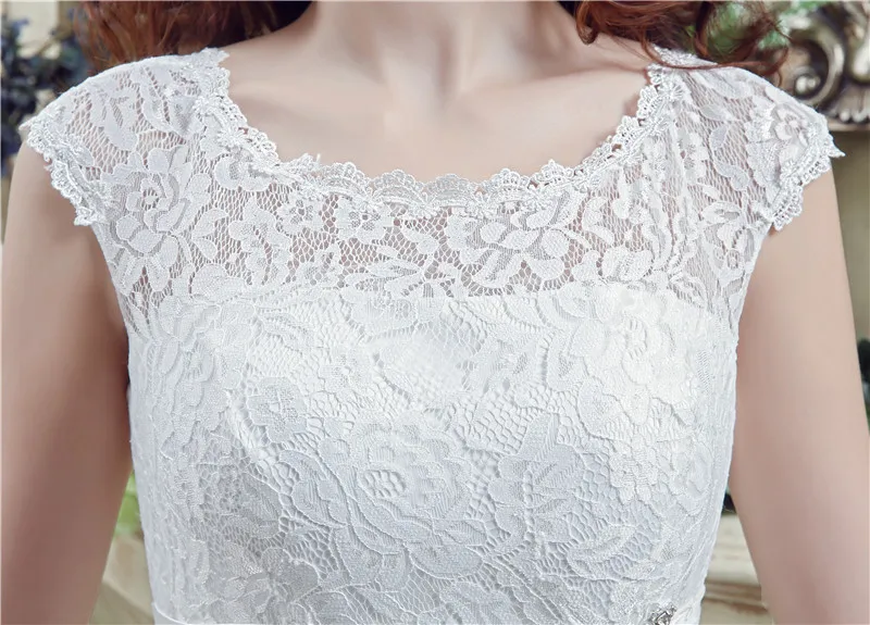 Свадебное платье принцессы с круглым вырезом vestido de noiva недорогие свадебные
