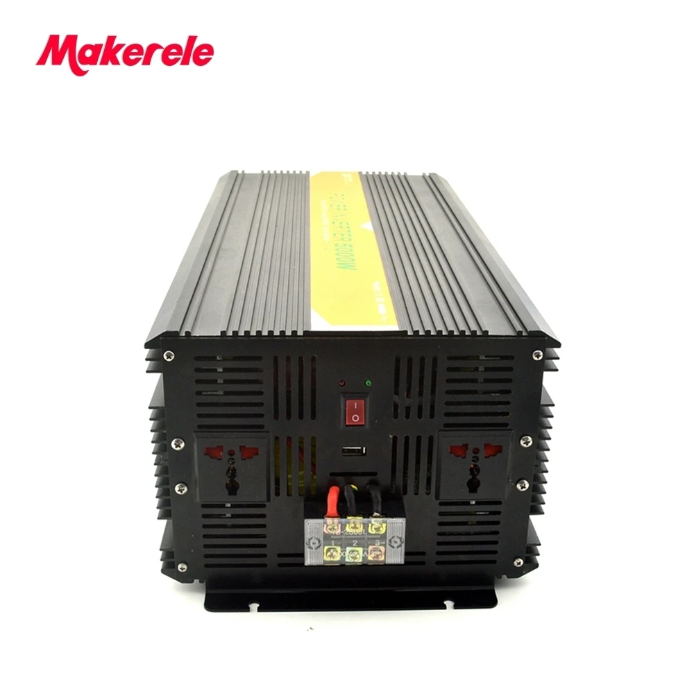 Решетки 5kw солнечный инвертор 12 В 110 5000 Вт чистая синусоида питания универсальный
