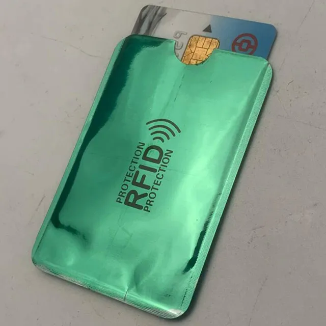 10pcs Style 5 10 шт. Анти Rfid Блокировка ридер замок банк держатель для карт ID банковский чехол для Карт Rfid защита металлический кредитный держатель для карт Алюминий - Цвет: 10pcs Style 5