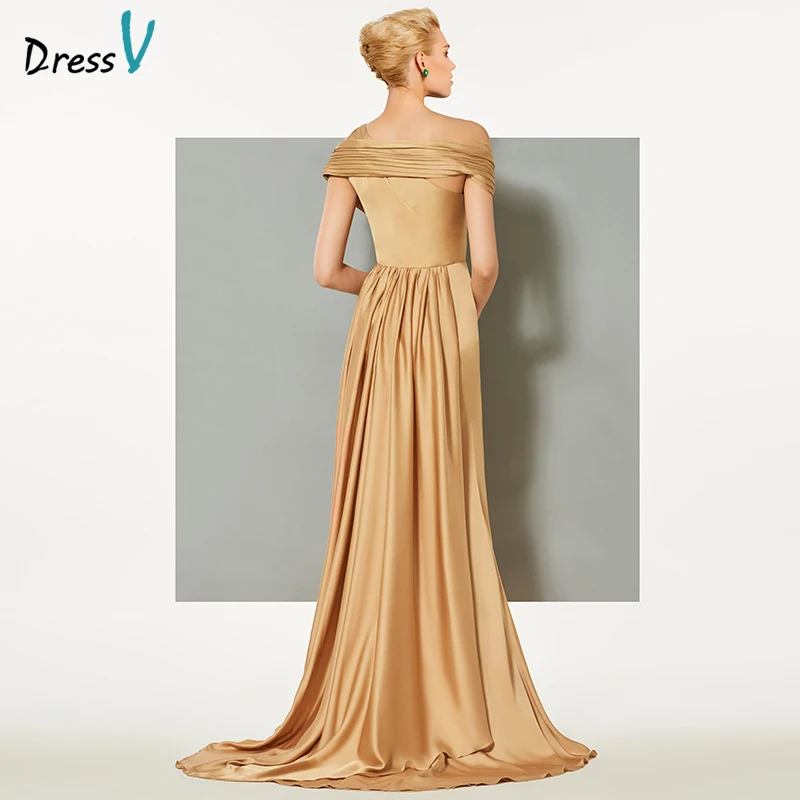 Платье на бретельках персикового и желтого цветов Длинное вечернее платье одно