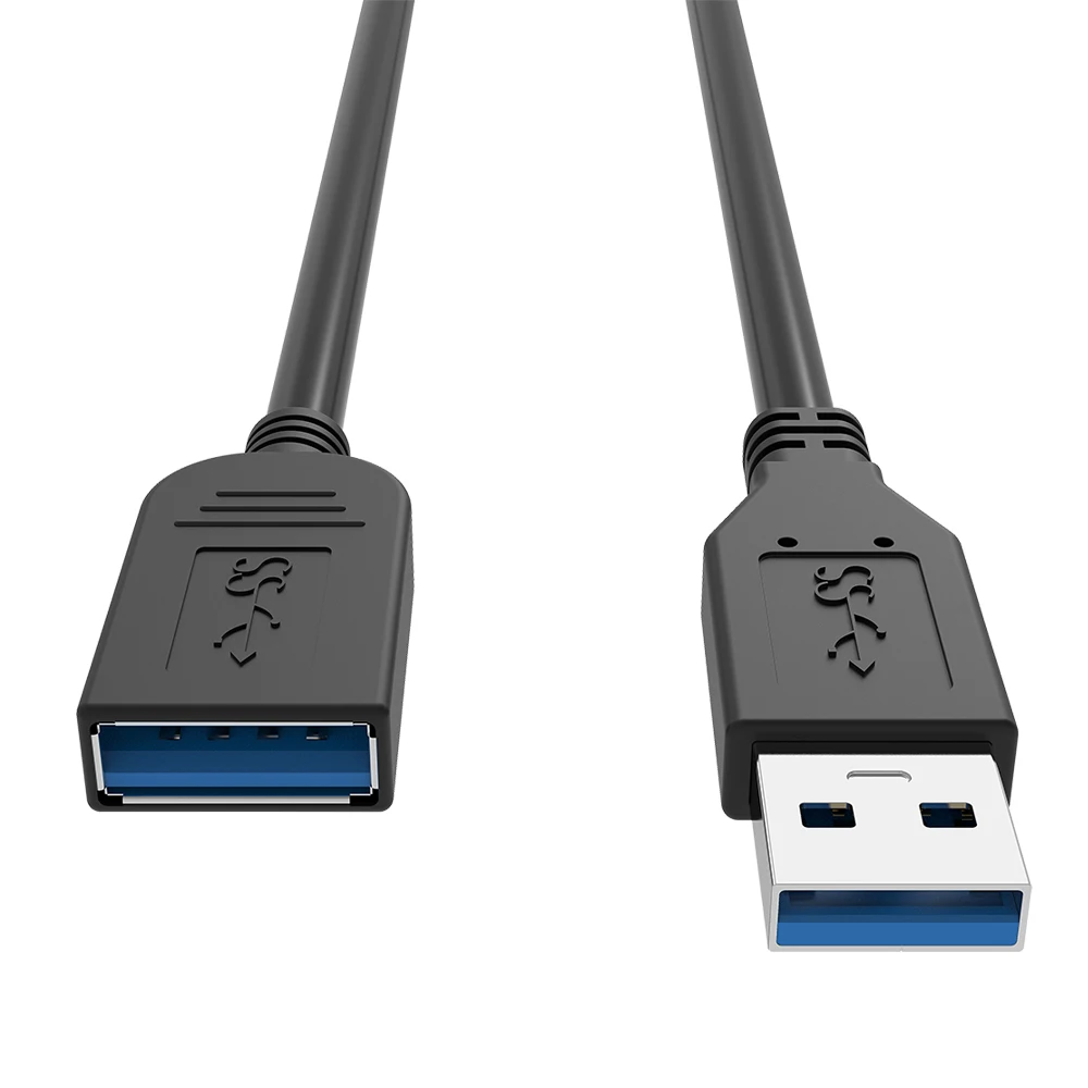 Универсальный USB 3,0 кабель-удлинитель 0,3 м/1 м USB штекер A до USB3.0 Женский Кабель-адаптер для синхронизации данных для компьютера, компьютера, мыши