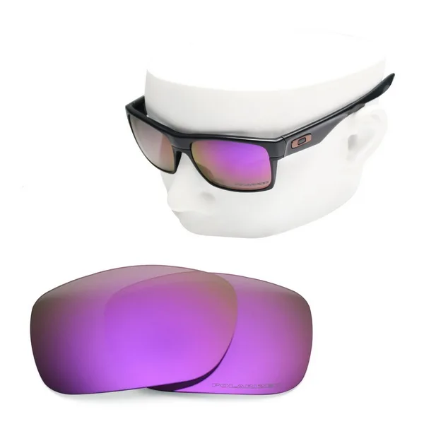 OOWLIT Анти-Царапины Сменные линзы для-солнцезащитные очки Oakley TwoFace OO9189 травления поляризованных солнцезащитных очков - Цвет линз: Purple Mirror