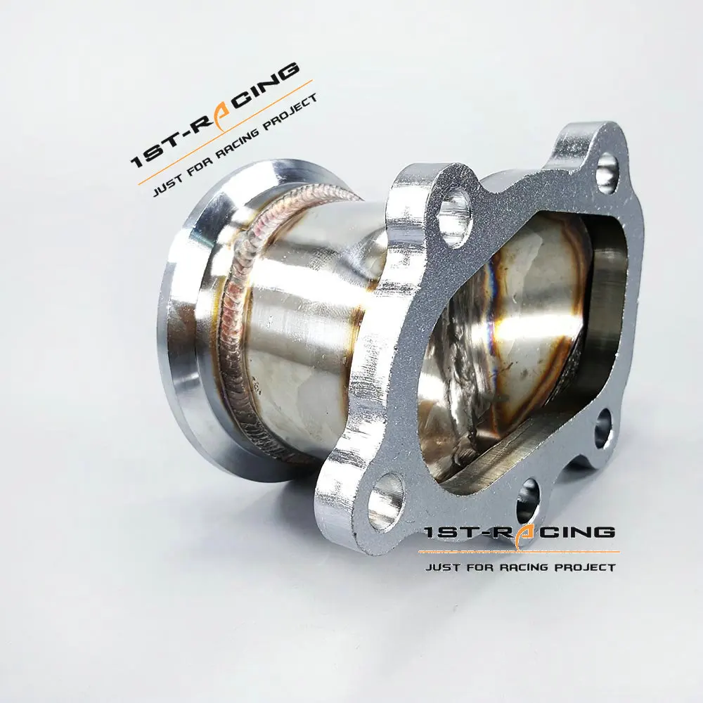 Для GT25 GT28 T25 T28 Turbo Down Pipe 5 bolt to 2 &quot63 мм V band Flange Adapter|v band|v flangeadapter flange |