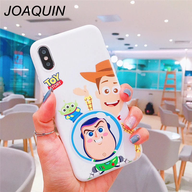 Cute Toy Story Alien Buzz Lightyear Cartoon soft silicone Phone Case for iPhone 11 11pro 6 7 8 plus X XR XS MAX cover coque |