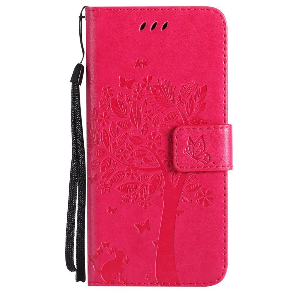 MuTouNiao коричневый кожаный флип чехол для LG G3 G4 G5 K3 K4 K5 K7 K8 K10 G6 Q6 Q8 V10 LS450 Мини плюс - Цвет: Hot Pink