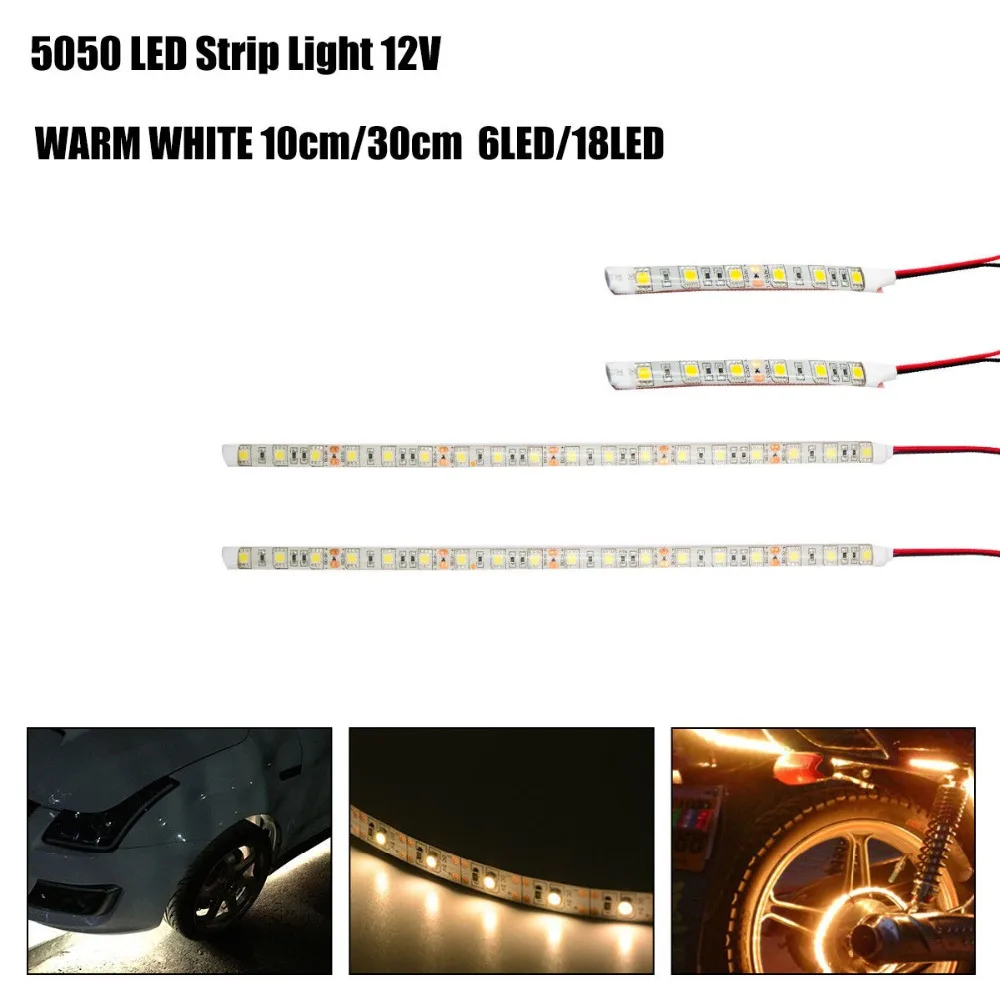 Водонепроницаемый 12 В светодиодный автомобильный караван светильник 5050 RGB синий