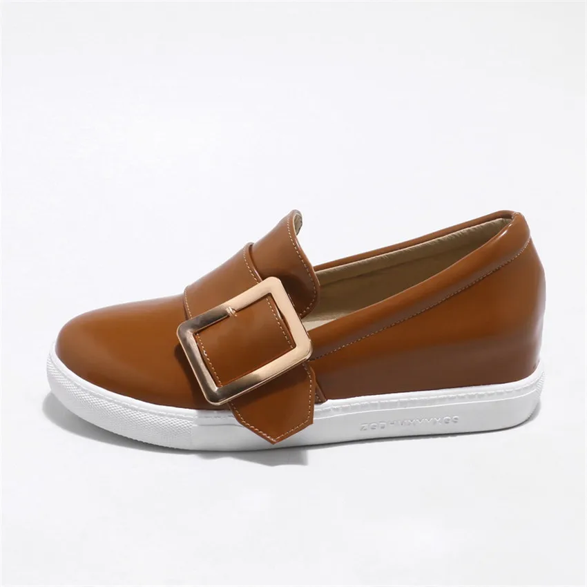 Campus Student Slip On Shoes Women Oxfords Loafers Flats Woman Casual Flat Plus Size 32 33 - 40 41 42 43 | Обувь