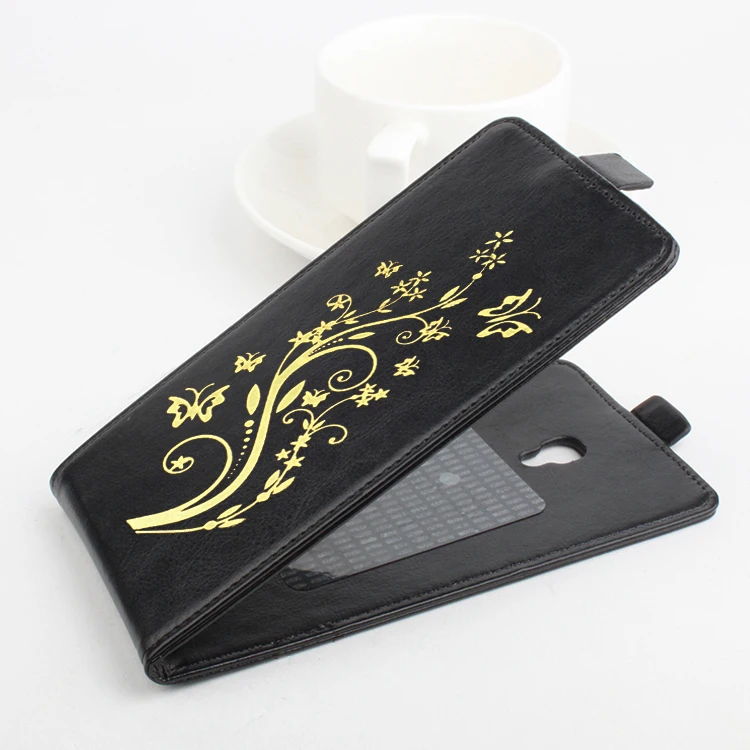 Золотая блестка Высокое качество кожаный чехол для Alcatel One Touch POP S9 7050y Чехол Флип с