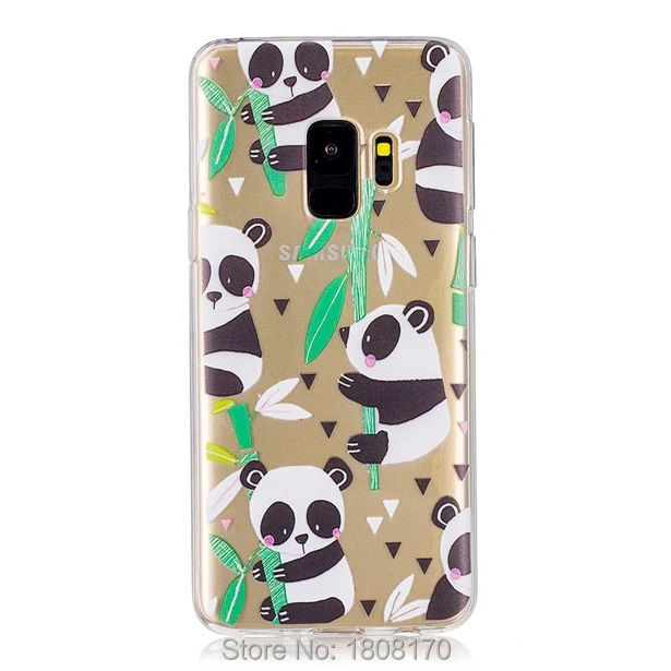 Мягкий чехол из ТПУ C-Ku Мандала Datura Flower для Samsung Galaxy S9 Plus A8 2018 NOKIA 6 Panda Leaf Girl