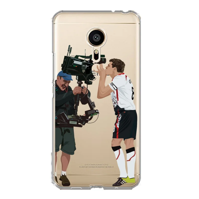 Мягкий прозрачный чехол для телефона из ТПУ с цветочным рисунком meilan MX6 pro6 U20 U10 A5 M5