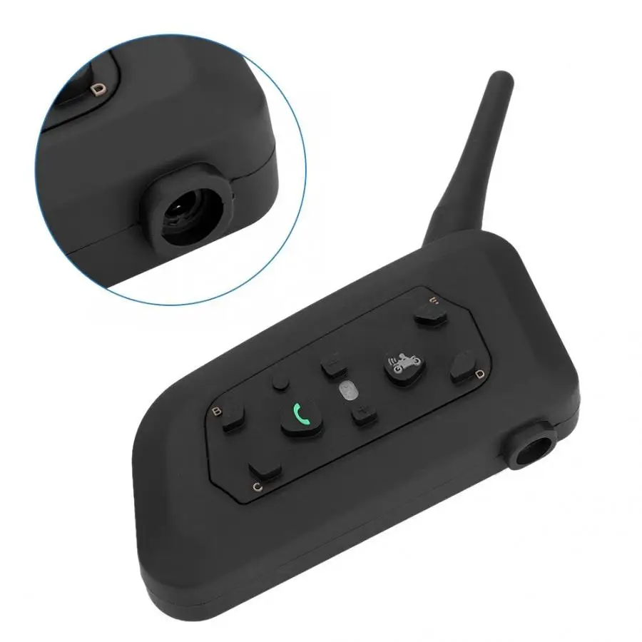 Беспроводная Bluetooth гарнитура для мотоциклетного шлема домофон с гарнитурой