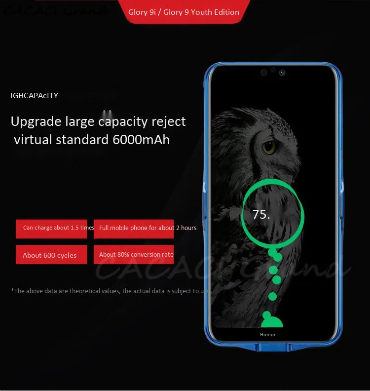 Беспроводной внешний чехол для зарядки для huawei Honor 10 9 lite 8X Max Y9 Honor 20i Nova 4 P умный чехол для батареи
