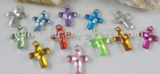 300 шт. акриловые Подвески разных цветов 21 х14 мм M1772|acrylic charms|charm charmcharms cross |